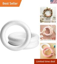 3 Pack Foam Wreath Forms, 12 Inch Round Foam Rings for Crafts, DIY Proje... - $47.65