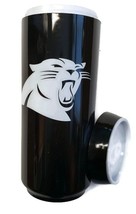 NFL Carolina Panthers 16 oz Can Style Travel Mug Cup With Screw Lid Hot Cold - £10.99 GBP