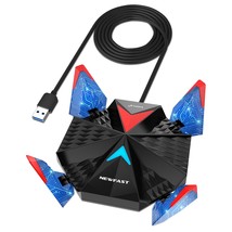 Ax5400 Wifi 6 Adapter, Usb 3.0 Wifi 6E Adapter For Gaming Pc, 5400Mbps Tri-Band  - £73.88 GBP