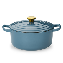 4.5QT Enamel Cast Iron Dutch Oven,9.5"Round Soup Pot with Lid, Induction... - $52.63