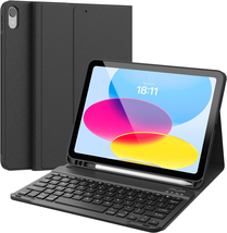 CHESONA Keyboard Case for Ipad 10Th Generation 10.9-Inch 2022, Detachable Blueto - £38.55 GBP