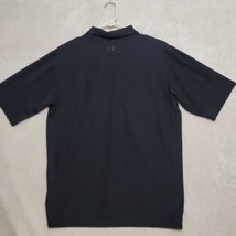 Under Armour Polo Shirt Mens XL Black Short Sleeve Heatgear Casual - £14.24 GBP