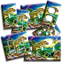 T Rex Tyrannosaurus Jurassic Dinosaur Dino Light Switch Outlet Wall Plate Hd Art - £14.14 GBP+