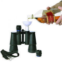 Double Barreled Binocular Flask Black - £15.64 GBP