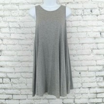 Forever 21 Dress Womens XS Gray Sleeveless Scoop Neck Rayon Tank Dress S... - £14.32 GBP