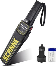 The Handheld Metal Detector Wand, Security Wand, Portable, Is Available. - $38.96