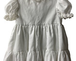 Bryan Baby Dress Toddler 2 White Lace Trimmed with Petticoat Full Circle... - $44.82