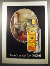 1955 Gordon&#39;s Gin Ad - There&#39;s no gin like Gordon&#39;s - £14.64 GBP