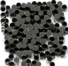 Rhinestones 3mm 10ss Black Diamond Color Hot Fix     2 Gross  288 Pieces - $5.79