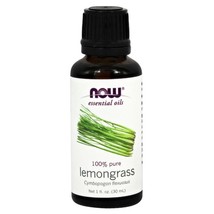 NOW Foods 100% Pure Lemongrass Essential Oil, 1 Ounces - £8.02 GBP