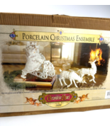 Grandeur Noel Porcelain Christmas Ensemble Collectors Edition 2000 W/ Box - $2,568.17 MXN