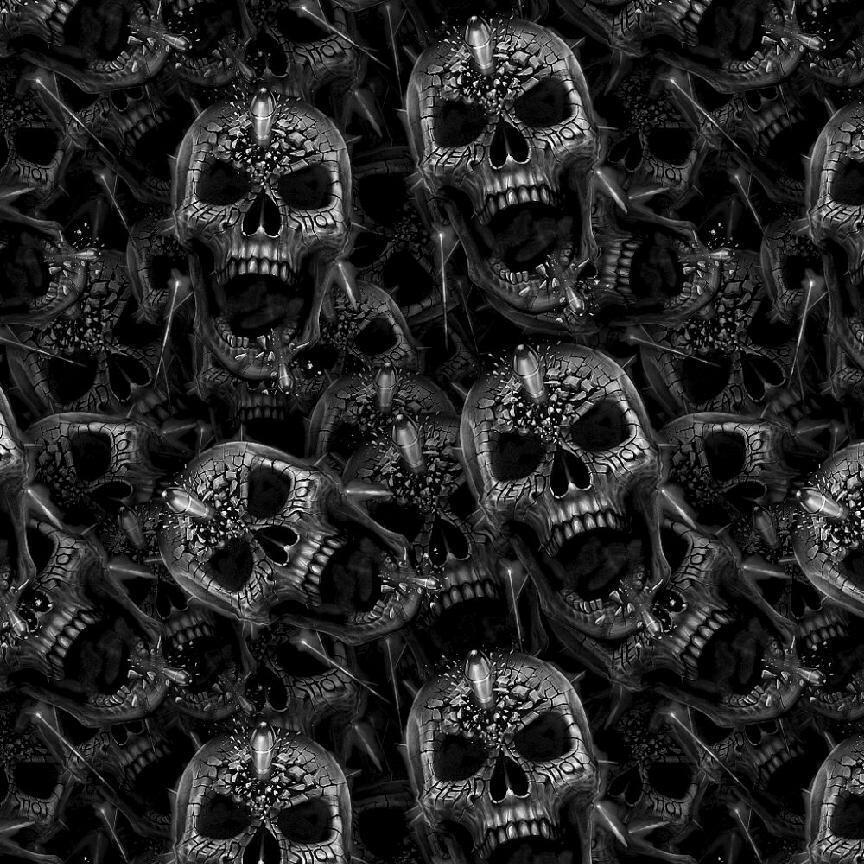 Bullet Skulls Adhesive Vinyl &amp; HTV Sheets - $1.98+