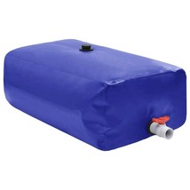 Water Tank Blue PVC Large Foldable Water Tank Rectangular - $259.37
