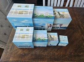 7 Nesting Bob&#39;s Boxes Endless Summer Beach Ocean Shore Sea Nautical Cottage - £29.80 GBP