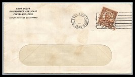1934 US Cover - Cleveland, Ohio R14 - £2.32 GBP