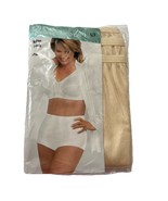 Vintage JCP UNDERSCORE Womens Sz 7 L Nylon Briefs 3 Pack Sealed Naturals - $35.50 CAD