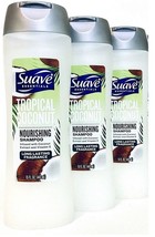 (3 Ct) Suave Essentials Tropical Coconut Extract Vit E Nourishing Shampoo 15 Oz - $22.76