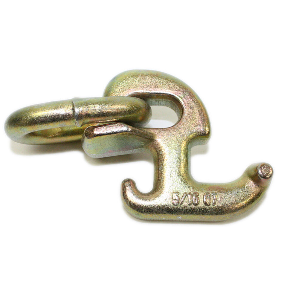 R Hook with link 5400lb Wrecker Hauling Towing Trailer Grab forged steel... - $12.19