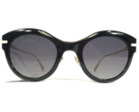 OMEGA Sonnenbrille OM0023-H 01A Schwarz Gold Cat Eye Rahmen mit Violett ... - $139.88