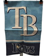 Tampa Bay Rays Double Sided Garden Flag 12” X 18” New - $7.92