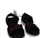 Falls Creek Toddler Boys Fisherman Sandals, Size 12 , Black &amp; Red, - £10.23 GBP