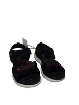 Falls Creek Toddler Boys Fisherman Sandals, Size 12 , Black &amp; Red, - £9.96 GBP