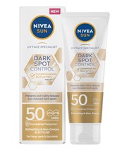 Nivea Sun Fluid Dark Spot Control SPF50 Reduces sun-induced Spots 40ml Free Ship - £22.15 GBP