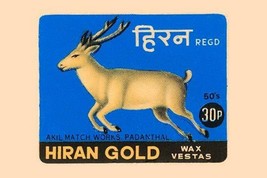 Hiran Gold Wax Vestas - Art Print - £17.57 GBP+