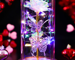 Mother&#39;s Day Gifts for Mom Her Wife, Galaxy Rose Crystal Flower, Light u... - $34.09