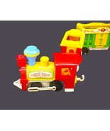 Fisher Price 1970s 991 Circus Train set. Five cars only. Some damage (see below) - $80.00