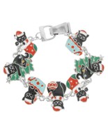  Christmas Themed Cat Charm Bracelet - €25,80 EUR