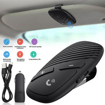 Sun Visor Wireless Bluetooth 5.0 Hands Free Car Kit Speakerphone Speaker Phone - £26.36 GBP