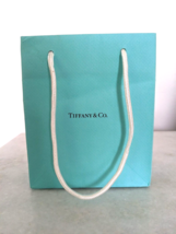 Tiffany &amp; Co Small Blue Paper Gift Bag &amp; Envelope tote present jewelry o... - £9.27 GBP