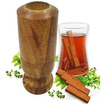 Ayurvedic Herbal Diabetics Control Wooden Tumbler Made of Vijaysar Tree ... - $19.02