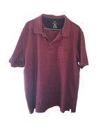 George Burgundy and Black Men&#39;s Polo Shirt - £9.97 GBP