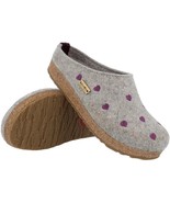 HAFLINGER Grizzly Cuoricini GRAY Hearts Arch Support Slipper 7 8 EU 36 3... - $1,656.76 MXN+
