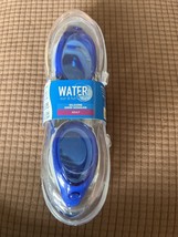 Water Sun &amp; Fun - Silicone Swim Goggles Adult blue - £7.07 GBP