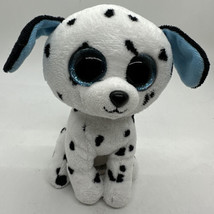Ty Beanie Boos FETCH the Dalmatian Dog 6&quot; Glitter Eyes - RETIRED NO TAGS - $16.82