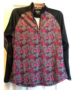 NWT FRINGE Bermuda Sands Flamingo Hot Pink Black Long Sleeve Golf Shirt ... - $705.56 MXN