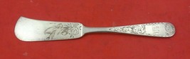 Mayflower by Kirk Coin Silver Master Butter Flat Handle BC 10.15 Mark 7 7/8&quot; - $98.01