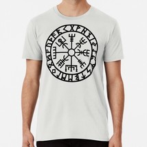 Vegvisir Futhark Runes Navigator Vikings S to 5XL Made in the USA T-Shirt - $22.80