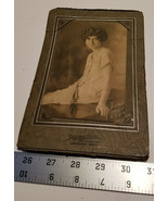 Home Treasure Antique Photo Teen Girl Photograph Card Margaret High Scho... - $23.74