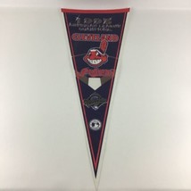 Cleveland Indians American League Champ Pennant Flag Souvenir Vintage 1995 - £35.65 GBP