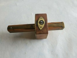 Vintage/Antique Wood &amp; Brass Scribe  - £23.44 GBP