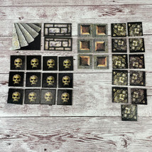 Heroquest Lot Of 32 Tiles: skulls, stairs, walls, traps, etc. Replacement - £13.97 GBP