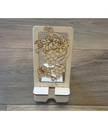 Grapes and Leaves Phone Stand, Wooden Mobile Phone Stand, Hands Free Pho... - £28.44 GBP