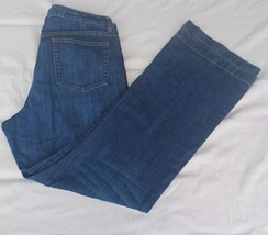 Gap Jeans Flare Womens 14R Long &amp; Lean 35x31 Denim Y2K Mid Rise Medium Wash - £22.94 GBP