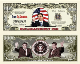 ✅ President Ron DeSantis 2024 25 Pack Collectible Novelty Million Dollar... - £10.98 GBP