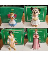 Disney Grolier Collectibles Porcelain Treasures Christmas Ornaments Minn... - $34.64