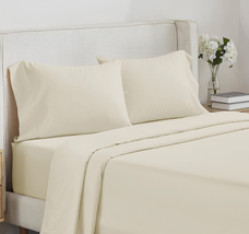 - Bed Sheet Sets Queen, Soft 100% Cotton Cooling Sheets D - £89.96 GBP